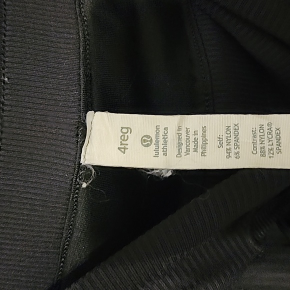 Lululemon Lined Joggers Black Size 4 - Picture 3 of 5